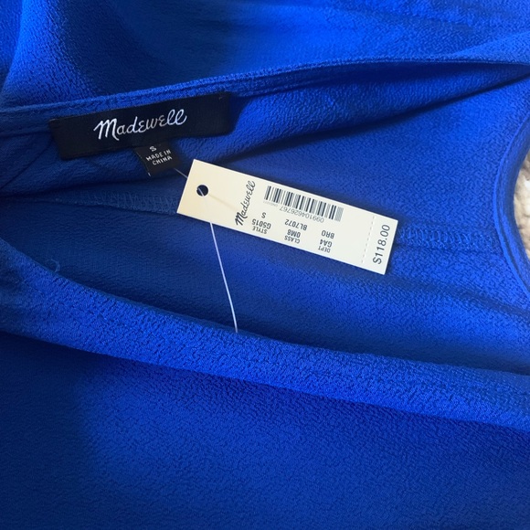 Blue Madewell dress. Size small, never worn - Picture 4 of 4